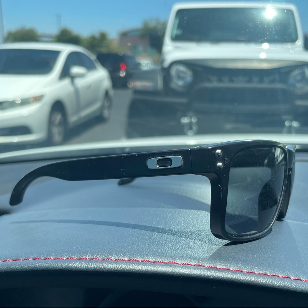 Oakley Glossy Black Sunglasses